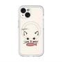 スリムプロテクションプレミアムケース with MagSafe［ 食いしん坊なねこ - White ］