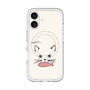 スリムプロテクションプレミアムケース with MagSafe［ 食いしん坊なねこ - White ］