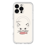 スリムプロテクションプレミアムケース with MagSafe［ 食いしん坊なねこ - White ］