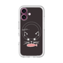 スリムプロテクションプレミアムケース with MagSafe［ 食いしん坊なねこ - Black ］