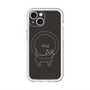スリムプロテクションプレミアムケース with MagSafe［ 蝶ネクタイねこ - Black ］
