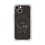 スリムプロテクションプレミアムケース with MagSafe［ 蝶ネクタイねこ - Black ］