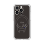 スリムプロテクションプレミアムケース with MagSafe［ 蝶ネクタイねこ - Black ］