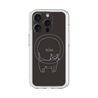 スリムプロテクションプレミアムケース with MagSafe［ 蝶ネクタイねこ - Black ］
