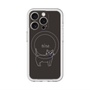 スリムプロテクションプレミアムケース with MagSafe［ 蝶ネクタイねこ - Black ］