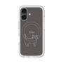 スリムプロテクションプレミアムケース with MagSafe［ 蝶ネクタイねこ - Black ］