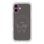 スリムプロテクションプレミアムケース with MagSafe［ 蝶ネクタイねこ - Black ］