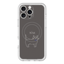 スリムプロテクションプレミアムケース with MagSafe［ 蝶ネクタイねこ - Black ］