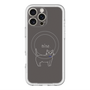 スリムプロテクションプレミアムケース with MagSafe［ 蝶ネクタイねこ - Black ］