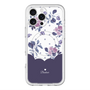 スリムプロテクションプレミアムケース with MagSafe［ ツインドットフラワー - Navy ］