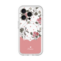 スリムプロテクションプレミアムケース with MagSafe［ ツインドットフラワー - Pink ］