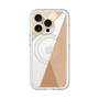 スリムプロテクションプレミアムケース with MagSafe［ マーブルトライアングルパレット - Beige ］