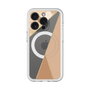スリムプロテクションプレミアムケース with MagSafe［ マーブルトライアングルパレット - Beige ］