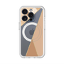 スリムプロテクションプレミアムケース with MagSafe［ マーブルトライアングルパレット - Beige ］