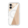 スリムプロテクションプレミアムケース with MagSafe［ マーブルトライアングルパレット - Beige ］