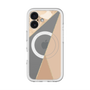 スリムプロテクションプレミアムケース with MagSafe［ マーブルトライアングルパレット - Beige ］