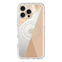 スリムプロテクションプレミアムケース with MagSafe［ マーブルトライアングルパレット - Beige ］