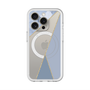 スリムプロテクションプレミアムケース with MagSafe［ マーブルトライアングルパレット - Blue ］