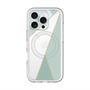 スリムプロテクションプレミアムケース with MagSafe［ マーブルトライアングルパレット - Green ］