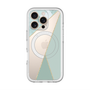 スリムプロテクションプレミアムケース with MagSafe［ マーブルトライアングルパレット - Green ］