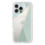 スリムプロテクションプレミアムケース with MagSafe［ マーブルトライアングルパレット - Green ］