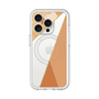 スリムプロテクションプレミアムケース with MagSafe［ マーブルトライアングルパレット - Orange ］