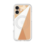 スリムプロテクションプレミアムケース with MagSafe［ マーブルトライアングルパレット - Orange ］