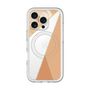 スリムプロテクションプレミアムケース with MagSafe［ マーブルトライアングルパレット - Orange ］