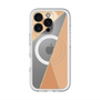 スリムプロテクションプレミアムケース with MagSafe［ マーブルトライアングルパレット - Orange ］