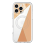 スリムプロテクションプレミアムケース with MagSafe［ マーブルトライアングルパレット - Orange ］