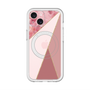 スリムプロテクションプレミアムケース with MagSafe［ マーブルトライアングルパレット - Pink ］