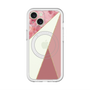 スリムプロテクションプレミアムケース with MagSafe［ マーブルトライアングルパレット - Pink ］