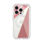 スリムプロテクションプレミアムケース with MagSafe［ マーブルトライアングルパレット - Pink ］