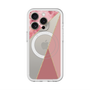スリムプロテクションプレミアムケース with MagSafe［ マーブルトライアングルパレット - Pink ］
