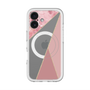 スリムプロテクションプレミアムケース with MagSafe［ マーブルトライアングルパレット - Pink ］