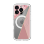 スリムプロテクションプレミアムケース with MagSafe［ マーブルトライアングルパレット - Pink ］