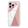 スリムプロテクションプレミアムケース with MagSafe［ マーブルトライアングルパレット - Pink ］