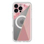 スリムプロテクションプレミアムケース with MagSafe［ マーブルトライアングルパレット - Pink ］