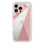 スリムプロテクションプレミアムケース with MagSafe［ マーブルトライアングルパレット - Pink ］