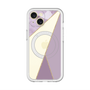 スリムプロテクションプレミアムケース with MagSafe［ マーブルトライアングルパレット - Purple ］