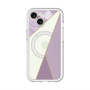 スリムプロテクションプレミアムケース with MagSafe［ マーブルトライアングルパレット - Purple ］