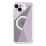 スリムプロテクションプレミアムケース with MagSafe［ マーブルトライアングルパレット - Purple ］