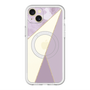 スリムプロテクションプレミアムケース with MagSafe［ マーブルトライアングルパレット - Purple ］