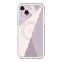 スリムプロテクションプレミアムケース with MagSafe［ マーブルトライアングルパレット - Purple ］