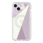 スリムプロテクションプレミアムケース with MagSafe［ マーブルトライアングルパレット - Purple ］