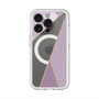 スリムプロテクションプレミアムケース with MagSafe［ マーブルトライアングルパレット - Purple ］