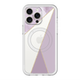 スリムプロテクションプレミアムケース with MagSafe［ マーブルトライアングルパレット - Purple ］