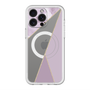 スリムプロテクションプレミアムケース with MagSafe［ マーブルトライアングルパレット - Purple ］