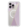 スリムプロテクションプレミアムケース with MagSafe［ マーブルトライアングルパレット - Purple ］