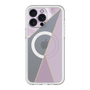 スリムプロテクションプレミアムケース with MagSafe［ マーブルトライアングルパレット - Purple ］